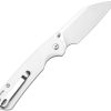 CJRB Pyrite Light S90V Stonewash Wharncliffe Folding Knife Gray