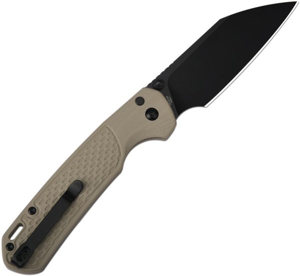 CJRB Large Pyrite Light Button Lock Folding Knife AR-RPM9
