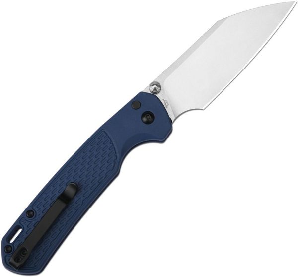 CJRB Large Pyrite Light Folding Knife Blue AR-RPM9 Wharncliffe