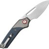 CJRB Version Button Lock Gray Folding Knife AR-RPM9 Steel
