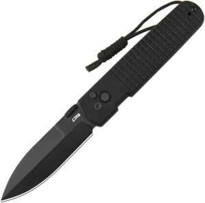 CJRB Locust Button Lock Folding Knife Black G10 AR-RPM9