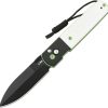 CJRB Locust Button Lock Folding Knife White G10 AR-RPM9