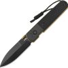 CJRB Locust Button Lock Folding Knife Black AR-RPM9 Blade
