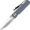 CJRB Locust Button Lock Folding Knife Blue G10 AR-RPM9