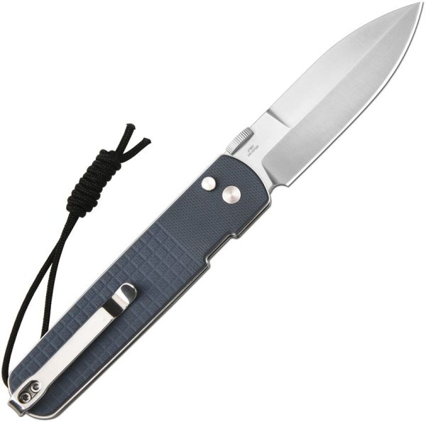 CJRB Locust Button Lock Folding Knife Blue G10 AR-RPM9