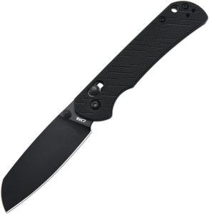 CJRB Lyrid Crossbar Lock Folding Knife Black G10 3.13" Blade