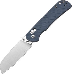 CJRB Lyrid Crossbar Lock Folding Knife Gray G10 AR-RPM9