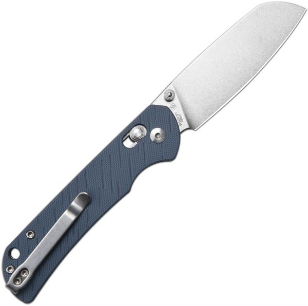 CJRB Lyrid Crossbar Lock Folding Knife Gray G10 AR-RPM9