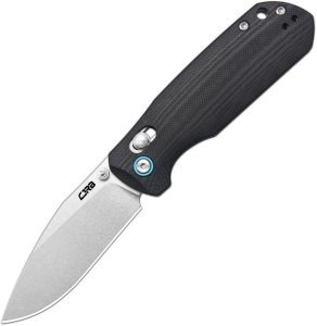 CJRB Maximal Folding Knife 3" AR-RPM9 Stonewash Black G10