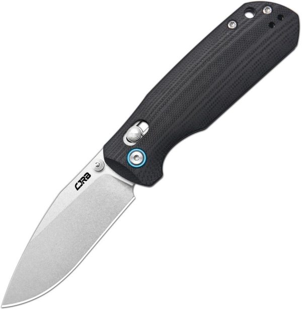 CJRB Maximal Folding Knife 3" AR-RPM9 Stonewash Black G10