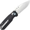 CJRB Maximal Folding Knife 3" AR-RPM9 Stonewash Black G10