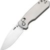 CJRB Maximal Crossbar Lock Ti Folding Knife S90V Gray Titanium