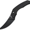 CJRB Nanner Crossbar Lock Folding Knife Black G10 3.25"