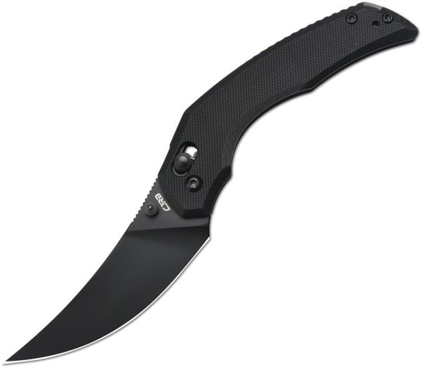 CJRB Nanner Crossbar Lock Folding Knife Black G10 3.25"