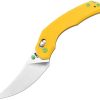 CJRB Nanner Crossbar Lock Yellow Folding Knife AR-RPM9