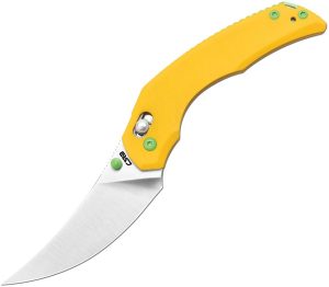CJRB Nanner Crossbar Lock Yellow Folding Knife AR-RPM9