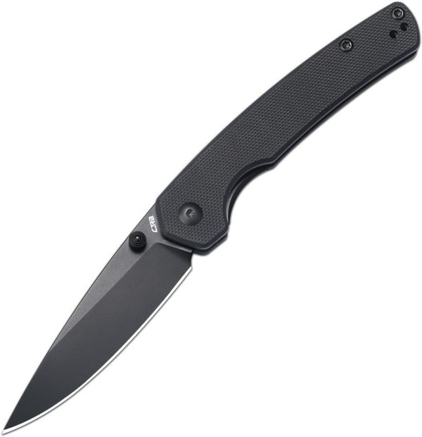 CJRB Kain Linerlock Black G10 Folding Knife 3" AR-RPM9