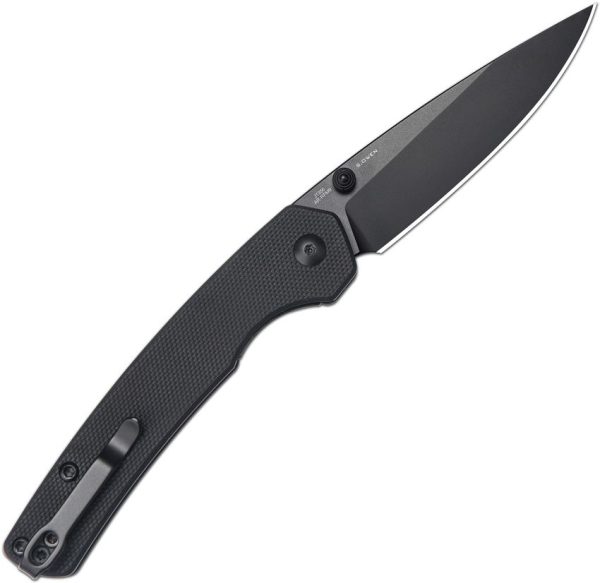 CJRB Kain Linerlock Black G10 Folding Knife 3" AR-RPM9