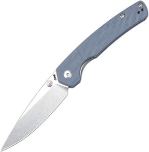 CJRB Kain Linerlock Folding Knife 3" AR-RPM9 Gray G10
