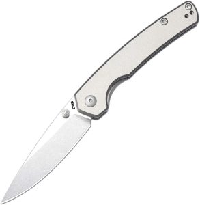 CJRB Kain Linerlock Gray Aluminum 3in AR-RPM9 Folding Knife