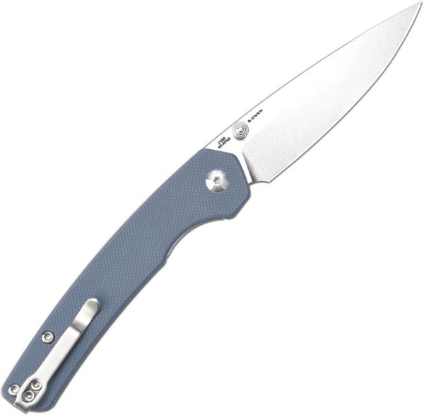 CJRB Kain Linerlock Folding Knife 3" AR-RPM9 Gray G10