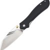 CJRB Fugly Linerlock Black G10 Folding Knife AR-RPM9