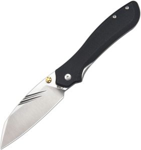 CJRB Fugly Linerlock Black G10 Folding Knife AR-RPM9