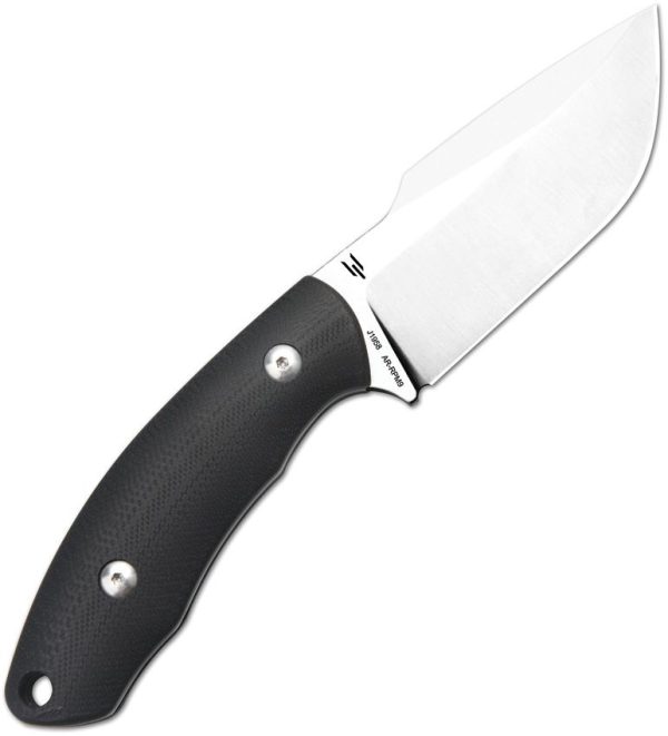 CJRB Mutt Fixed Blade Black G10 AR-RPM9 Stainless Steel