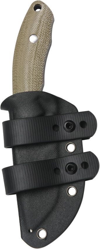 CJRB Mutt Fixed Blade AR-RPM9 Steel OD Green Micarta Knife