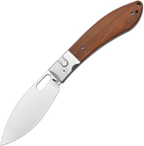 CJRB Sasaya Button Lock Folding Knife Wood Handle AR-RPM9
