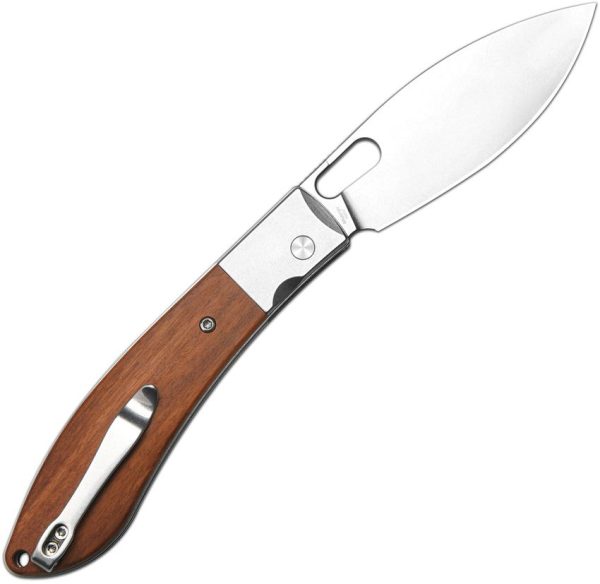 CJRB Sasaya Button Lock Folding Knife Wood Handle AR-RPM9