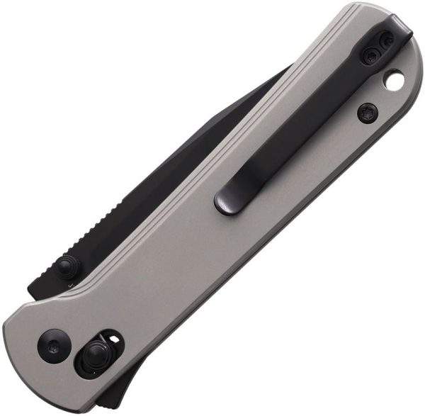 CJRB Bolt Recoil Lock Ti Folding Knife Gray Titanium 3.25"