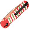 CJRB Bolt Recoil Lock Red Stripes Folding Knife AR-RPM9