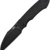 CJRB Kestrel Linerlock Black Folding Knife AR-RPM9 Wharncliffe