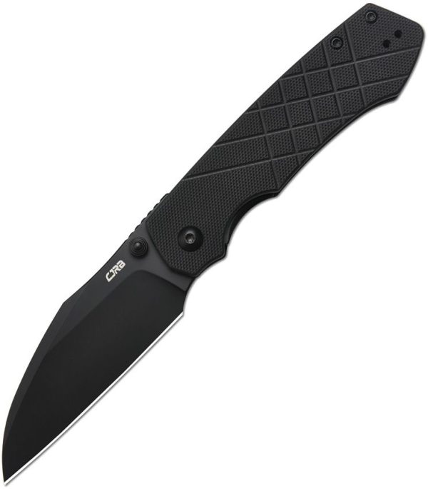 CJRB Kestrel Linerlock Black Folding Knife AR-RPM9 Wharncliffe