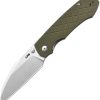 CJRB Kestrel Linerlock Green Folding Knife AR-RPM9 Wharncliffe