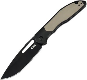 CJRB Droma Linerlock Folding Knife Black G10 AR-RPM9 Steel
