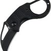CJRB Anansi Linerlock Black Hawkbill Folding Knife AR-RPM9