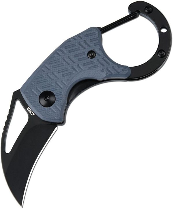 CJRB Anansi Linerlock Blue Folding Knife AR-RPM9 Hawkbill