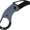 CJRB Anansi Linerlock Blue Folding Knife AR-RPM9 Hawkbill