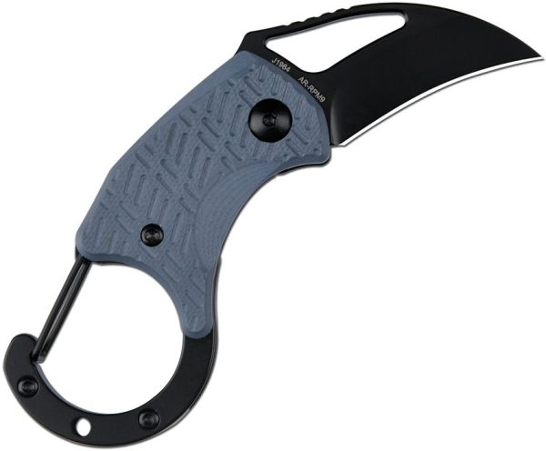 CJRB Anansi Linerlock Blue Folding Knife AR-RPM9 Hawkbill