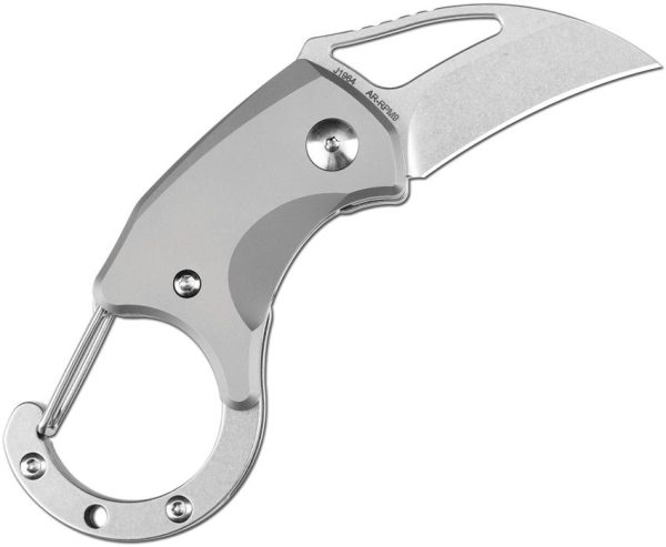 CJRB Anansi Linerlock Ti Folding Knife Stonewash AR-RPM9 Titanium