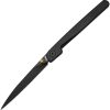 CJRB Lanky Linerlock Black Folding Knife 3.5" AR-RPM9
