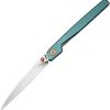 CJRB Lanky Linerlock Blue 3.5" AR-RPM9 Folding Knife