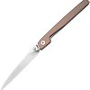 CJRB Lanky Linerlock Champ Folding Knife AR-RPM9 Champagne