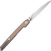 CJRB Lanky Linerlock Champ Folding Knife AR-RPM9 Champagne
