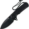 CJRB Tundra Linerlock Black D2 Steel Folding Knife