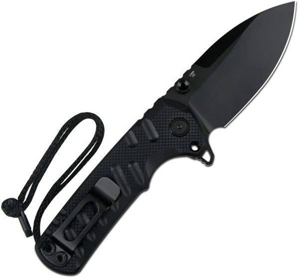 CJRB Tundra Linerlock Black D2 Steel Folding Knife