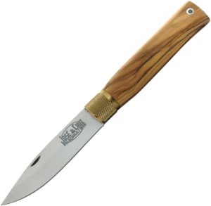 Jose da Cruz Large Merendeira Folder Olive - Stainless Blade