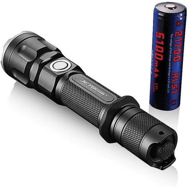 JETBeam IIIMR Tactical Flashlight - 2000 Lumens 390m Range
